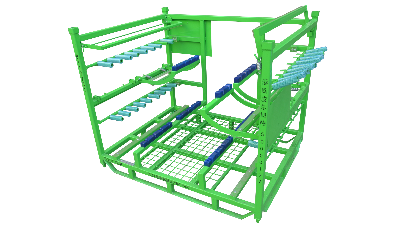 周转料架在汽车行业中的应用